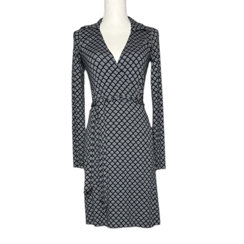 United Colors of Benetton Long Sleeve Wrap Dress